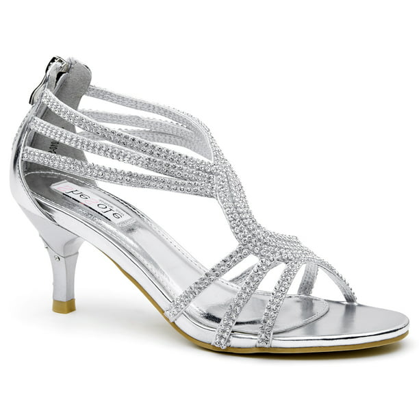 SheSole - SheSole Women's Open Toe Dress Sandal Low Heel Wedding Shoes ...
