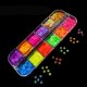 thumbnail image 1 of Wartleves ☆Nail Art Glitter BUTTERFLY Luminoso Brilla en la Oscuridad Color Amarillo Claro, 1 of 7