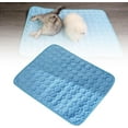thumbnail image 2 of 2025 New Dog Cooling Mat, Washable Portable Pet Coolings Pad for Dogs & Cats Sleeping Mat for Home & Outdoor, Keep Cooling for Pets (Blue, 19.7" L * 15.7" W), 2 of 6