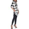 thumbnail image 2 of White Mark Women's Light Weight Plaid Print Tunic with Pockets, 2 of 5