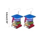 thumbnail image 3 of Pendientes de madera con la frase "Temporada de Graduación", con estampado de sombrero y libro, ideales para graduados, como regalo., 3 of 5