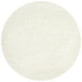 thumbnail image 7 of SAFAVIEH Lavena Solid Plush Shag Area Rug, White, 6'7" x 6'7" Round, 7 of 7