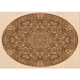 thumbnail image 1 of Ahgly Company Machine Washable Indoor Rectangle Transitional Brown Red Area Rugs, 2' x 3', 1 of 7