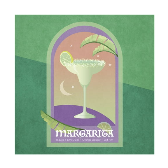 Trademark Fine Art Emel Tunaboylu Kokteyl Margarita Canvas Wall Art