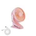 thumbnail image 2 of TOPRenddon Portable Clip on Fan，Small Powerful USB Desk Fan, Quiet Rechargeable Mini Table Fan, 360° Rotate Personal Cooling Fan for Home Office Stroller Camping, 2 of 8