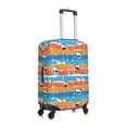 thumbnail image 6 of Salouo Shark On Line Pattern Travel Dust-proof Suitcase Cover, Softside Suitcase Protector Luggage Cover Protector for 18-32inch ,Not Included Suitcase, 6 of 8