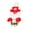 A, variant on Qonioi Christmas Tree Pendant Decorations, Festive Ornaments for Holiday Tree Home, Cute Santa Snowman Bell Set for Christmas Party Gifts
