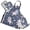 Cute Unicorn in Space, variant on Dwarf Mushroom Truck Leaf 5 Pcs Kitchen Set Heat Resistant Oven Mitts and Non-Slip Pot Holders with Adjustable Cooking Apron
