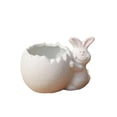 thumbnail image 2 of Uuowzo Ceramic Flower Pot Mini Thumb-sized Planter for Desktop Or Bedroom Decoration. Housewarming Gift for New Home Bridal Shower, 2 of 6