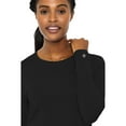 thumbnail image 4 of Med Couture Women's 8499 Performance Long Sleeve Underscrub Tee -Black-X-Large, 4 of 5