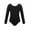 Black, variant on Kids Girls Classic Long Sleeves Cotton Ballet Dance Gymnastic Leotard Athletic Unitard Pink 8