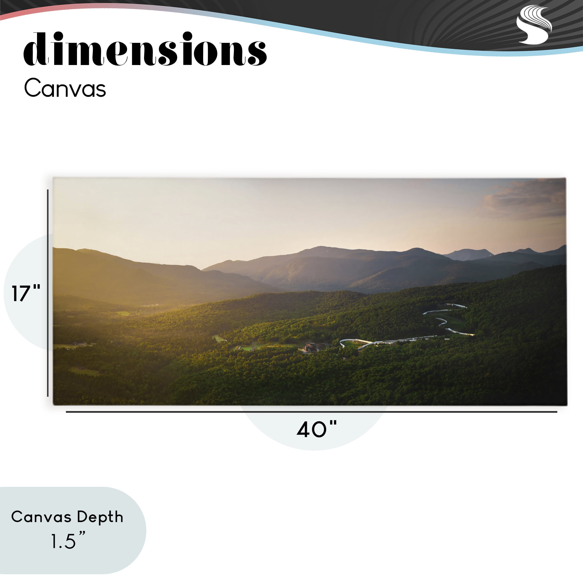 Stupell Industries Winding Road Through Forested Mountains Canvas Wall Art, design by Jonathan Zaharek