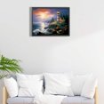 thumbnail image 2 of (V4975) Resina Con Paisaje Faro Costero Diamante 40*30CM, 2 of 9