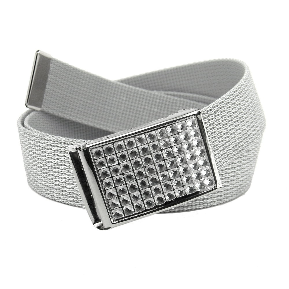 Build A Belt Girls School Uniform Belt Sparkly Crystal Easy Clamp