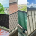 thumbnail image 6 of LOVE STORY Balcony Privacy Screen 3'x10' Black Fence Privacy Screen Cover (We Make Custom Size), 6 of 6