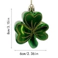 thumbnail image 5 of St Patrick Day Decorations, Irish Gnome Ornament with Green Hat, 4" Hanging Leprechaun Figurine for Tree Table Shelf Door Wall Home Decor Party Easter Decor F, 5 of 5