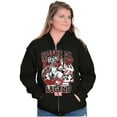 thumbnail image 4 of Street Fighter Natural Born Legend Unisex Plus Size Zip Hoodie Brisco Brands 5X, 4 of 5