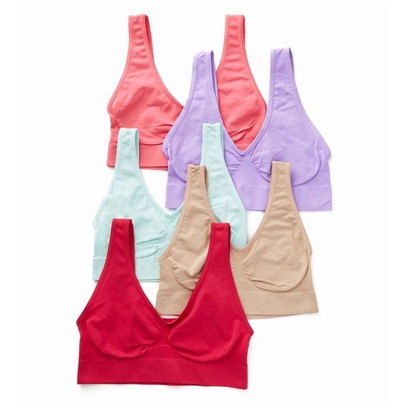 Women's Rhonda Shear 9588X5 Original Ahh Bra Mystery - 5 Pack (Assorted M)