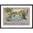 thumbnail image 2 of Art.com Souvenir of the Panama Canal Art Print, Black Frame Wall Art, 29" x 21", 2 of 5