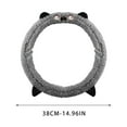 thumbnail image 3 of RXIRUCGD Soft Faux Mink Steering Wheel Cover for Winter Driving Non-Slip Thermal Protection Car Accessory for Enhanced Comfort and Safety, 3 of 5