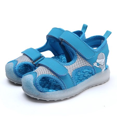 

Toyella Summer USB Charging Children s Sandals Gray moon 26