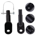 thumbnail image 4 of OULII Not Easy to Fall Off Hitch Couple Bike Trailer Coupler Metal Black 2pcs, 4 of 8