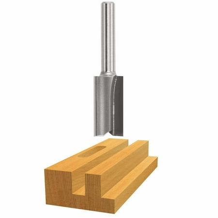 UPC 000346049343 product image for Bosch 1/2 In. x 1 In. Carbide Tipped 2-Flute Straight Bit | upcitemdb.com