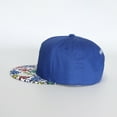 thumbnail image 2 of WITHMOONS Snapback Cap Keith Haring Barking Dog Rubber Patch Hat CR21214 (Blue), 2 of 2