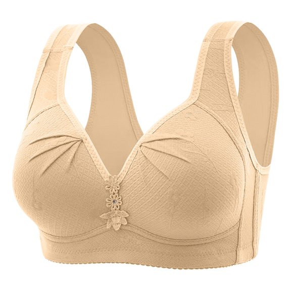 Lixiuxyad Sports Bra with Support Women's Plus Size Thin Bra Without Underwire Push Up Comfortable Breathable Tank Top Bra