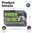 thumbnail image 2 of Window Tinting Vinyl Decal 5 Pack of 12 Inch x 16 Inch Weatherproof Heavy-Duty Adhesive Backing | Professional Installations, Clear Messaging, Durable Material | Made in USA, 2 of 6