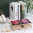 thumbnail image 4 of 7.9×2.3 In Wooden Boxes Durable Easy To Use Dustproof Prevent Slippery Delicate And Cabinet PaleVioletRed Buffalo Plaid Check Tartan Scotland_4, 4 of 8