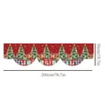 thumbnail image 3 of CREATITOY Winter Christmas Fireplace Cover Mantel Scarf with Banner Background Cloth Holiday Decorations for Xmas Home Party Fireplace Decor Supplies, 3 of 6