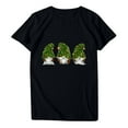 thumbnail image 2 of BUIgtTklOP Shirts for Women,Adult Fashion Short Sleeve Round Neck Printing Casual Blouse T-Shirt Tops Shirt Black L, 2 of 6
