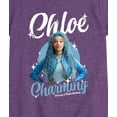 thumbnail image 3 of Disney - Descendants 4 - Chloe Princess - Youth Girls Fitted Short Sleeve Graphic T-Shirt, 3 of 5
