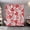 White-02, variant on Valentine''s Day Shower Curtain, Red Lips and Heart with White Background Shower Curtain Set for Bathroom, Love Romantic Fabric Shower Curtain Restroom Bathtub Decor Accessories with Hooks 72X 72 inch