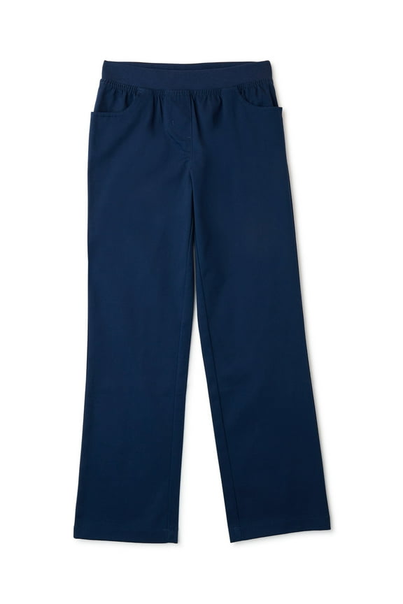 Girls School Uniform Pull On Pants, Sizes 4-16 & Plus