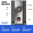 thumbnail image 3 of Westinghouse Propane Patio Heater, CSA Approved, 50,000 BTU, Auto Shut Off Protection, 3 of 9