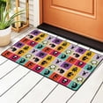 thumbnail image 1 of DouZhe Happy Freaky Cartoon Animals Rugs Doormat, Non-Slip Machine Washable Carpets Floor Door Mat , 36" x 24", 1 of 6