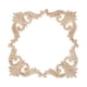 thumbnail image 1 of Molduras de Esquina Talladas en Madera Apliques Onlay DecoracióN Muebles Sin Pintar 4 Piezas 12X12Cm, 1 of 5