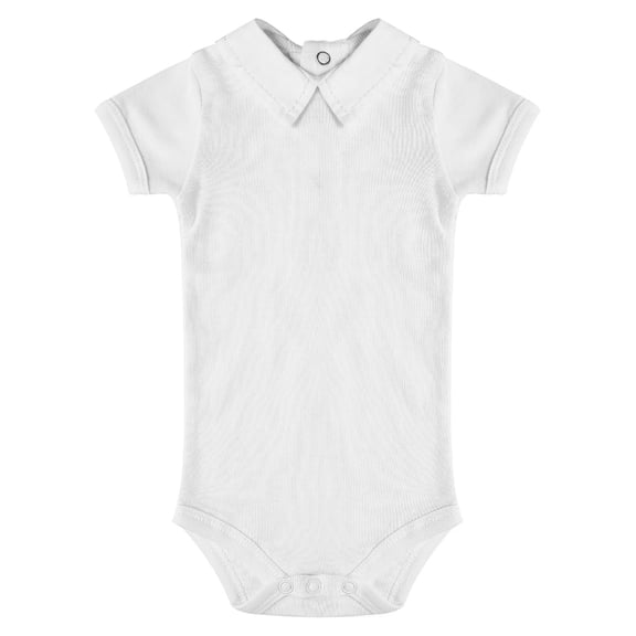 Buyless Fashion Baby Boy Bodysuit In Assorted Styles With Short Or Long Sleeves In Cotton