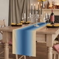 thumbnail image 2 of Table Runners 90 Inches Long Dress Scarves, Navy Blue Yellow Ombre Farmhouse Coffee/Dining/Kitchen Table Runner for Living Room, Farmhouse Modern Gradient Art 13x90 Inch, 2 of 9
