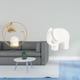 thumbnail image 2 of Estatua de bola de cristal,Estatuas de bolas de cristal para decoración del hogar,escritorio interior,Escultura de bola de cristal Figura de hierro Decoración,Figura de elefante,Estatua de, 2 of 8