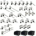 thumbnail image 2 of Triton Products 35 Pc Stainless Steel Hook & Bin Assortment for Stainless Steel LocBoard (32 Asst Hooks & 3 Bins), 2 of 5