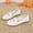 White, variant on Women's Breathable Round Toe Loafers, Round Toe Breathable Upper Covered Heel Casual Comfortable Flats Black