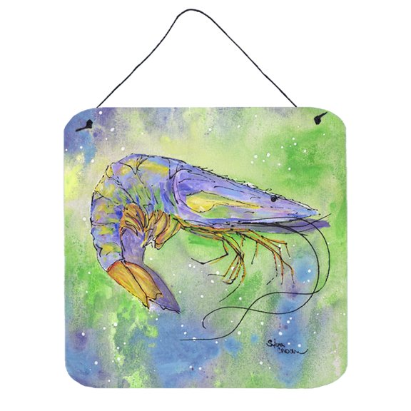 Carolines Treasures 8342DS66 Shrimp Wall or Door Hanging Prints 6HX6W multicolor