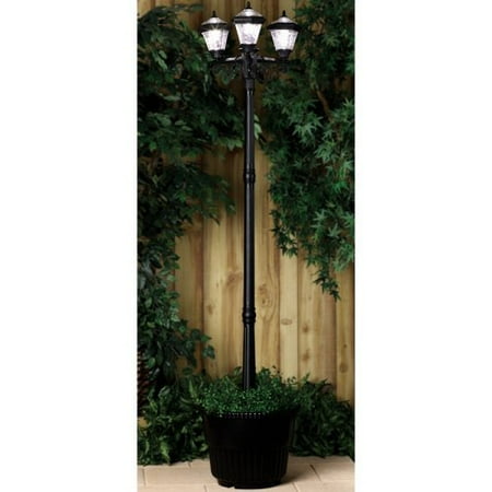 Westinghouse 3 Head Black Solar Lamp Pos Com