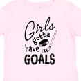 thumbnail image 4 of Inktastic Girls Gotta Have Goals Hockey Player Girls Toddler T-Shirt, 4 of 5