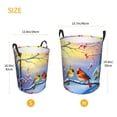 thumbnail image 5 of PHELIKA Winter Snow Cardinals Birds 02 Laundry Basket 65L Large Foldable Round For Dirty Clothes Toy Storage, 5 of 6