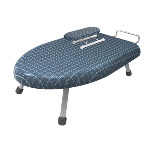 Una tabla de planchar. Es fácil de guardar, compacta y portátil, resistente al calor, Azul de realce