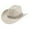 Beige, variant on Fgnfyis Stylish Cowboy Hat for Men and Women Western Elegant Jazz Hat with Fringe Rhinestone Decorations Cowboy Hats for Women Black